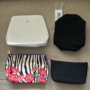 Cosmetic bags x 4 brand new